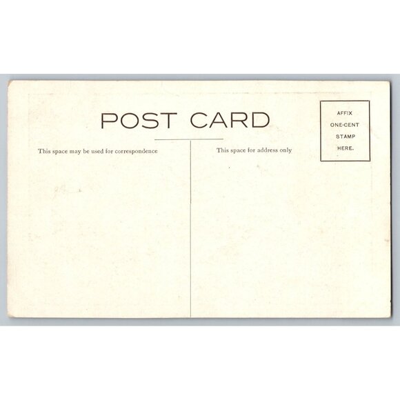 Antique Postcard State Road Buckland Mass Black & White Scene #1445 - Picture 2 of 2